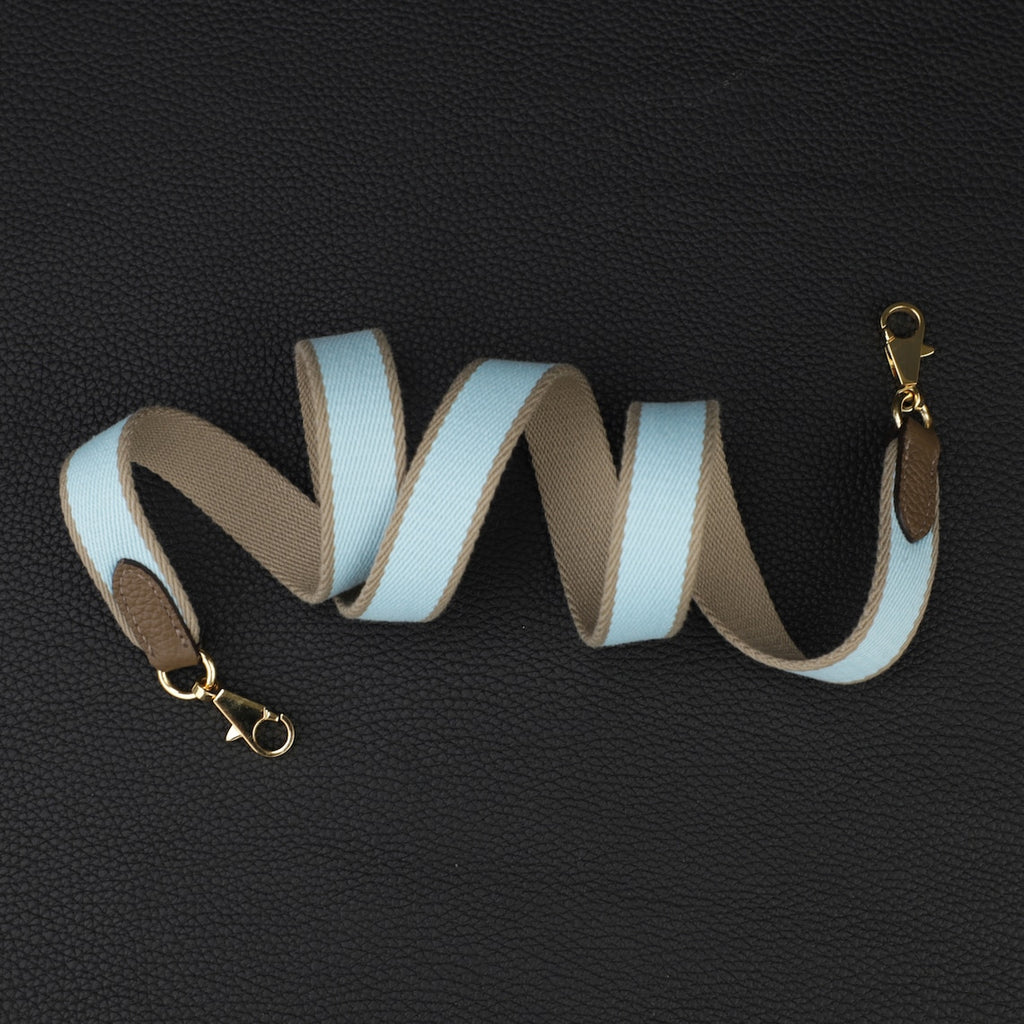25mm Bi-color canvas shoulder bag strap for evelyn TPM