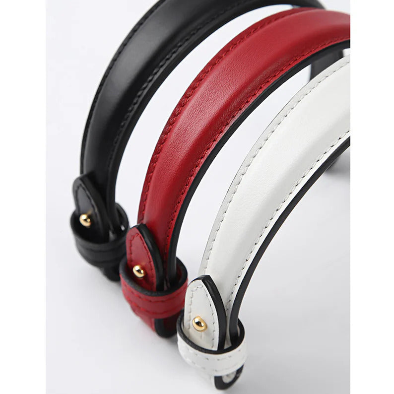 Artisanal Swift Leather Top Handle (Hand-Stitched): Luxury Handbag Strap Replacement & Upgrade