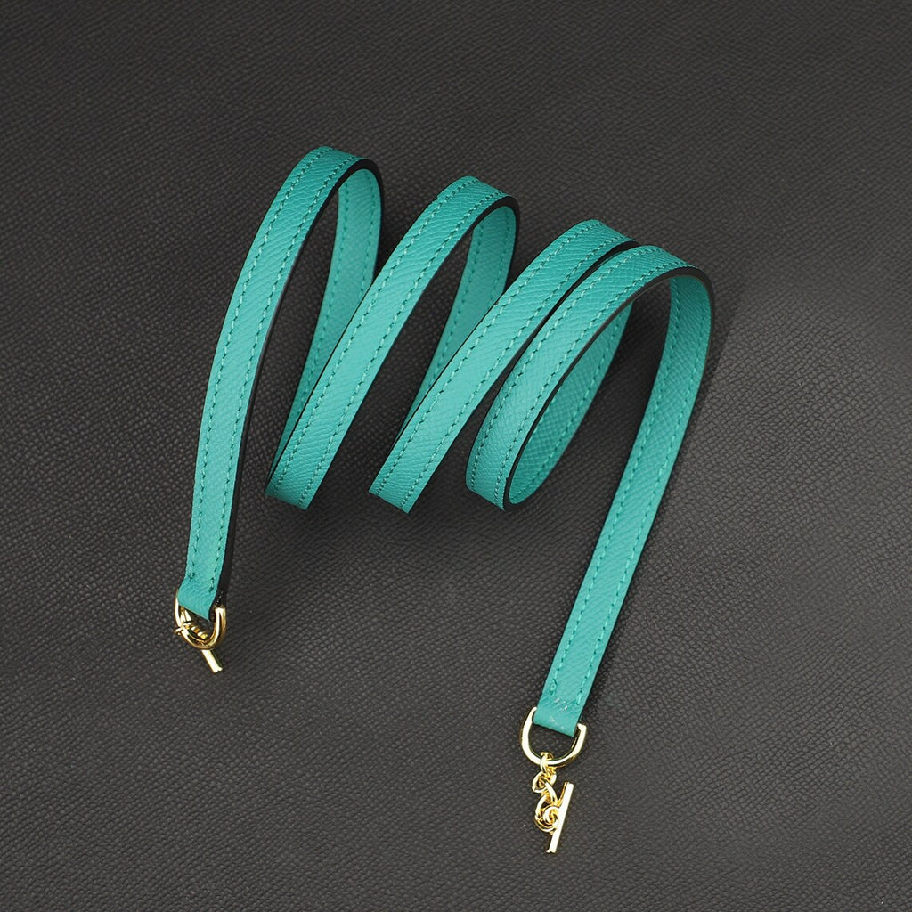 Custom Leather Shoulder Strap: Epsom, Evercolor, Togo, Swift Leather