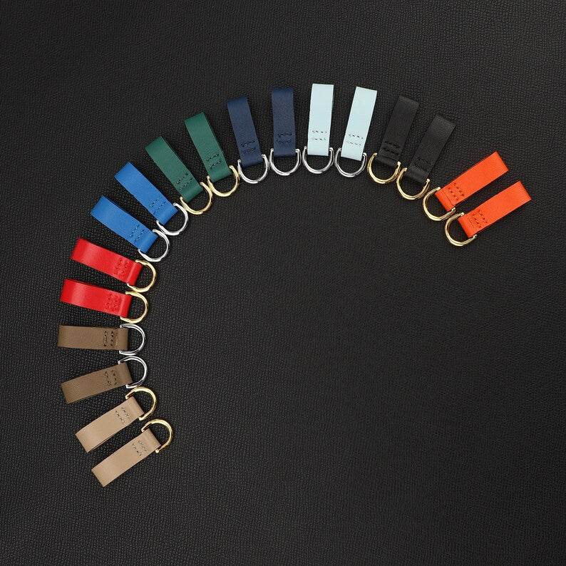 Leather Birkin/Kelly Pochette Rings: Shoulder Strap Adapters (2pcs)