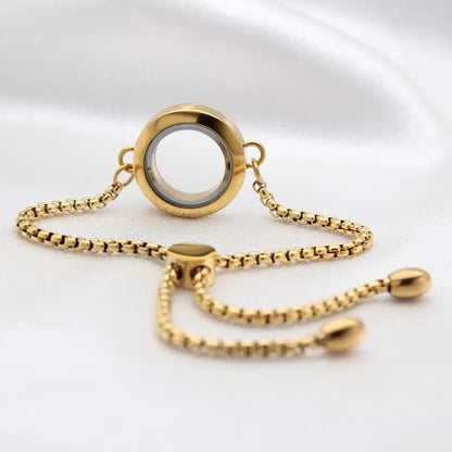 The Infinity Locket Bracelet