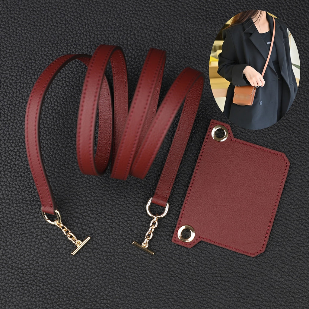 12mm Evercolor Leather Shoulder Strap: Roulis Slim Wallet Crossbody Strap