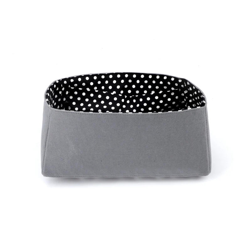 Felt Birkin Bag Organizer: Polka Dot Cotton Liner