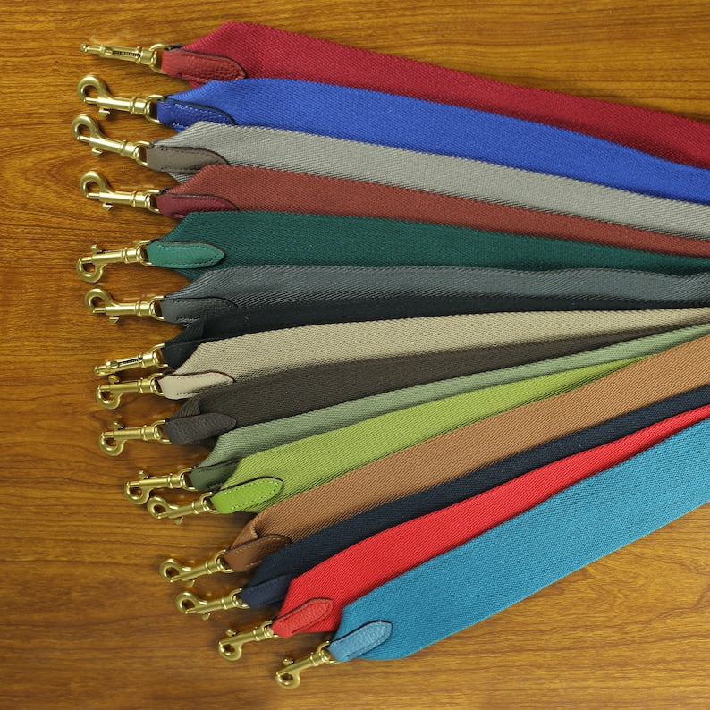 2.5 inch width canvas shoulder bag strap for Sangle bag,15 colours Option