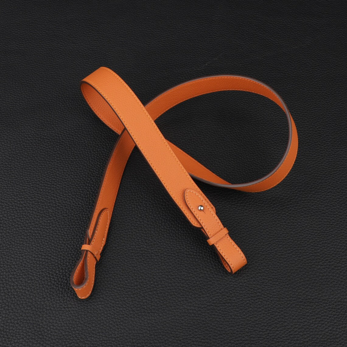 Hermès Style Togo Leather Bandoulière (30mm Wide): Compatible Shoulder Strap for Picotin Bag Upgrade