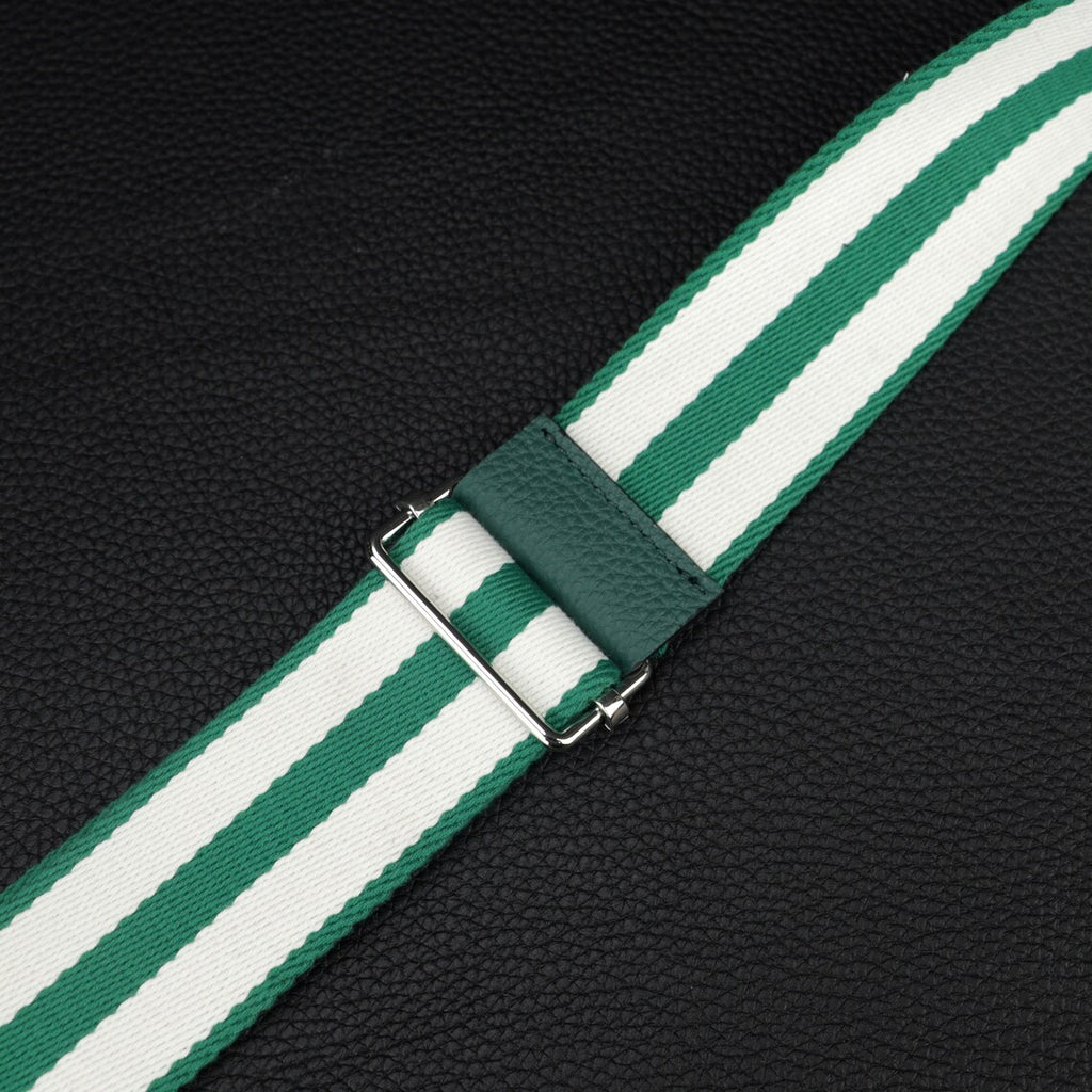 Striped Canvas Crossbody Bag Strap - 50mm Wide Adjustable Replacement