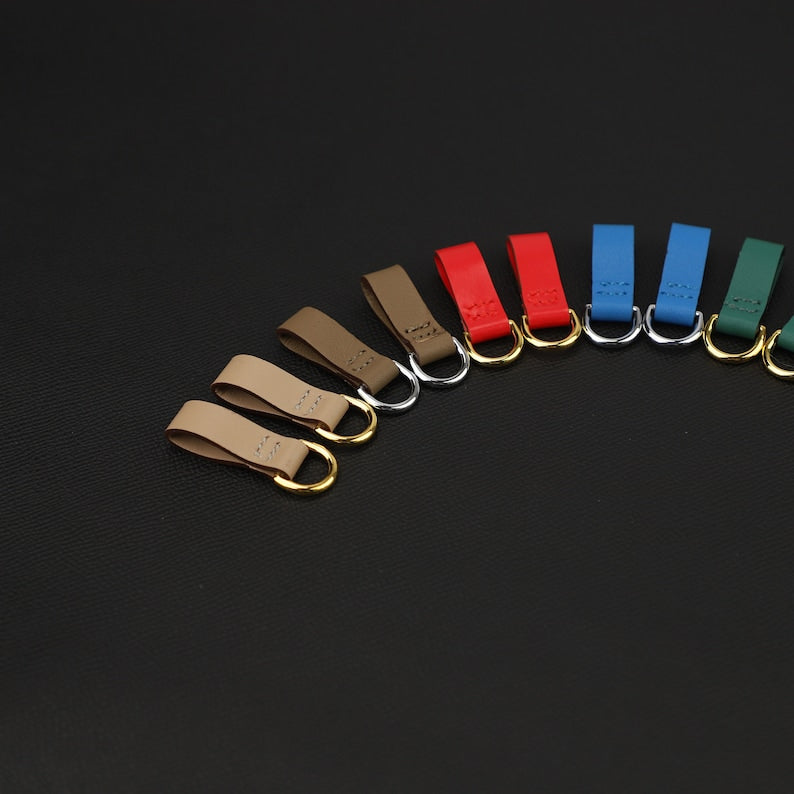 Leather Birkin/Kelly Pochette Rings: Shoulder Strap Adapters (2pcs)