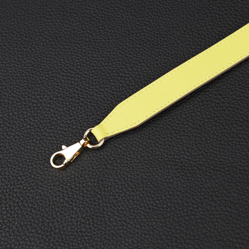 Hermès Style Epsom Leather Bandoulière (25mm): Compatible Shoulder/Crossbody Strap for Kelly Dance, Picotin, & Evelyne Bags
