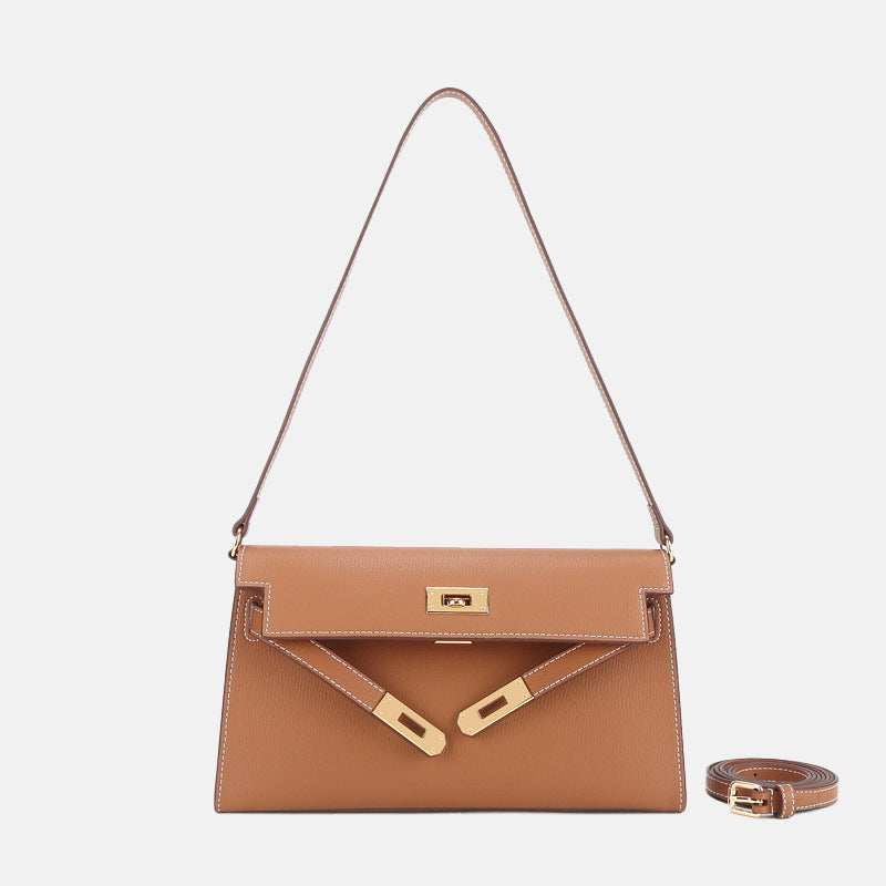 Women’s Shoulder Bags in Genuine Split Leather image 4