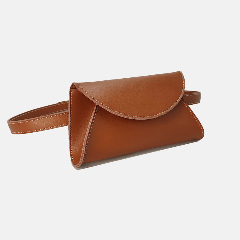 Women’s Genuine Leather Flap Waist Fanny Packs image 8