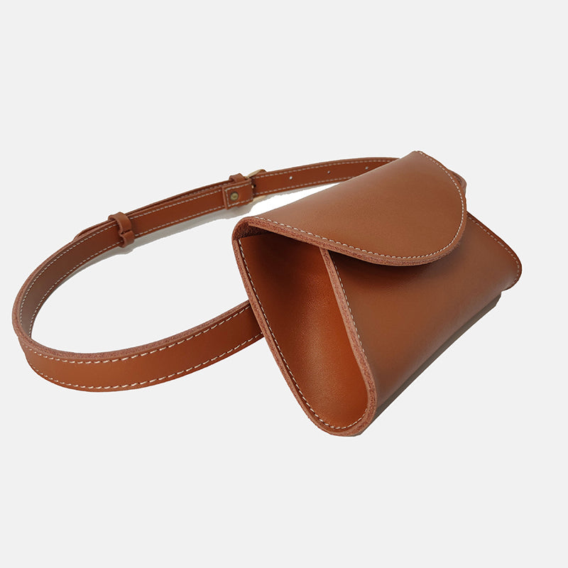 Women’s Genuine Leather Flap Waist Fanny Packs image 9