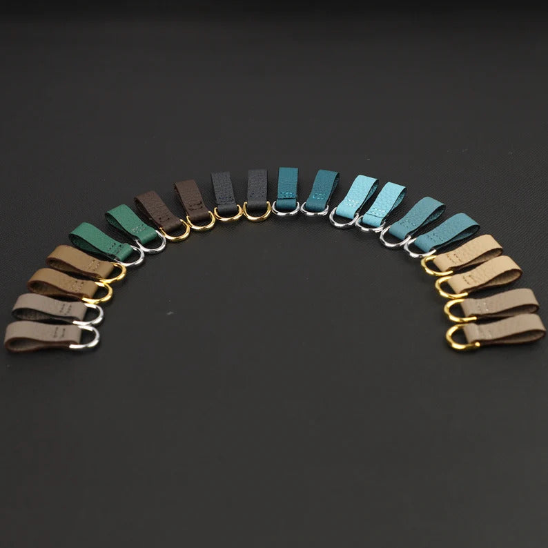 Togo Leather Shoulder Strap Rings: Birkin/Kelly Pochette Adapter (2pcs)