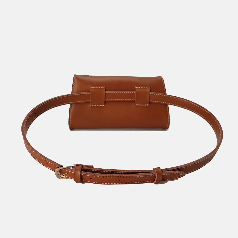 Women’s Genuine Leather Flap Waist Fanny Packs image 10