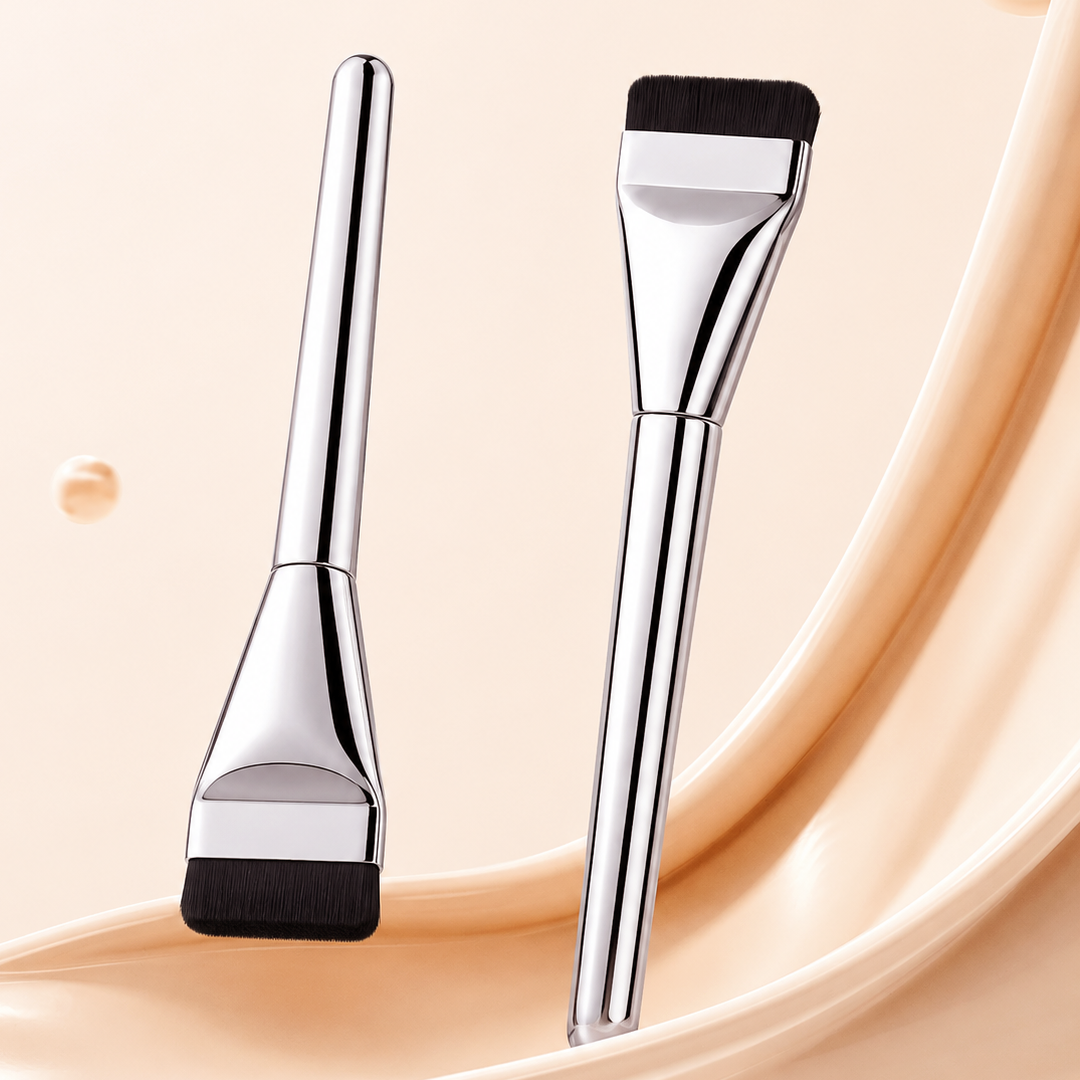 Lovocross Flat Foundation Brush – Streak-Free Airbrushed Finish for Textured & Uneven Skin