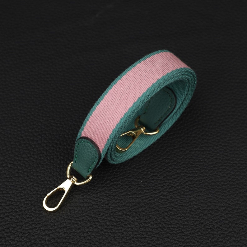 25mm Bi-color canvas shoulder bag strap for evelyn TPM,33 colors avaliable