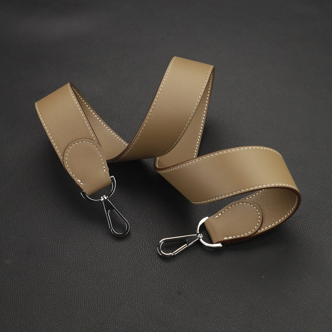 Hermès Style Swift Leather Bandoulière (38mm Wide): Compatible Shoulder Strap Replacement for Kelly Bags