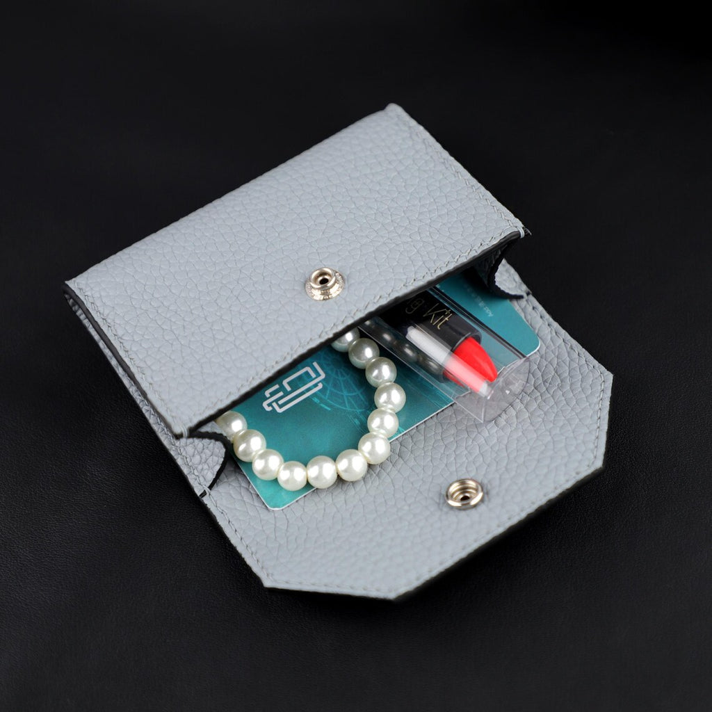 Handmade Clemence Leather Pocket | Hand-Stitched Bag Strap Holder or Fashion Belt Accessory