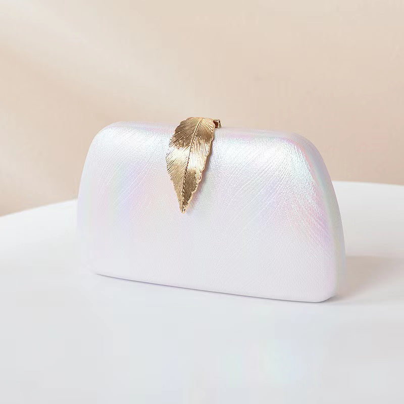 Women’s Leaves Glitter Prom Clutch Bags image 10