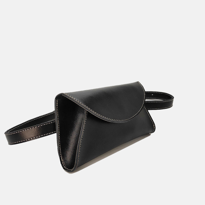 Women’s Genuine Leather Flap Waist Fanny Packs image 2