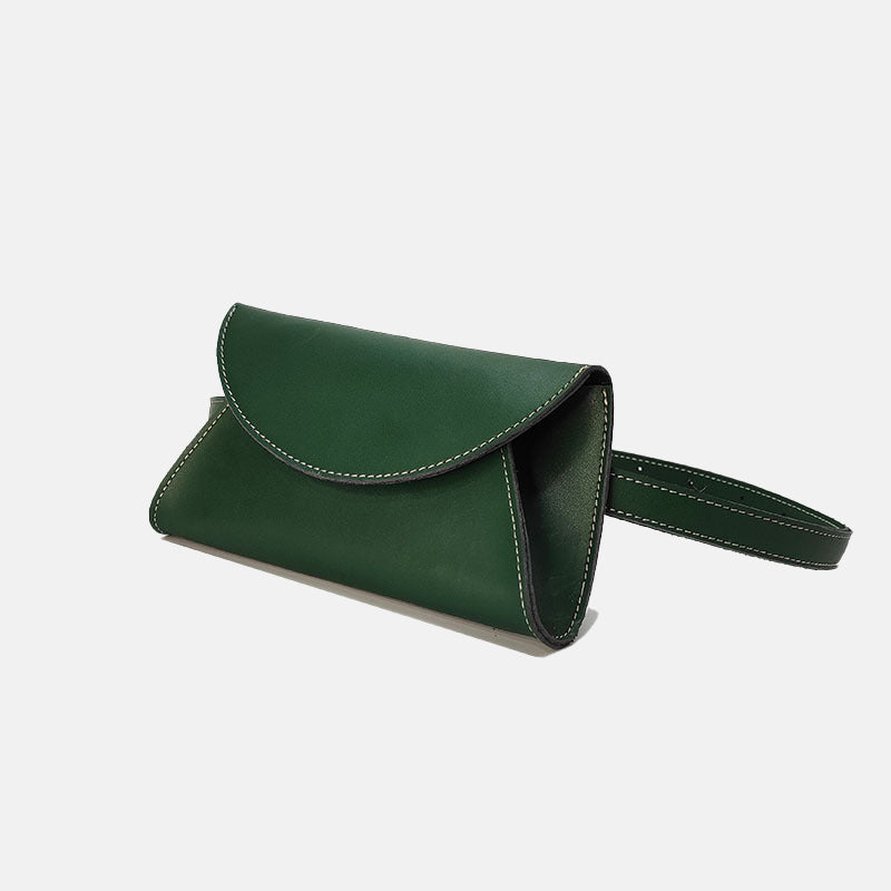 Women’s Genuine Leather Flap Waist Fanny Packs image 5