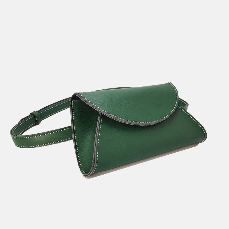Women’s Genuine Leather Flap Waist Fanny Packs image 4