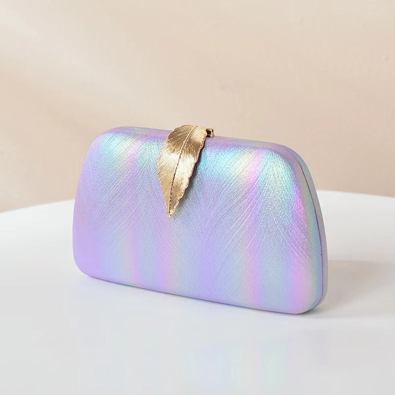Women’s Leaves Glitter Prom Clutch Bags image 11