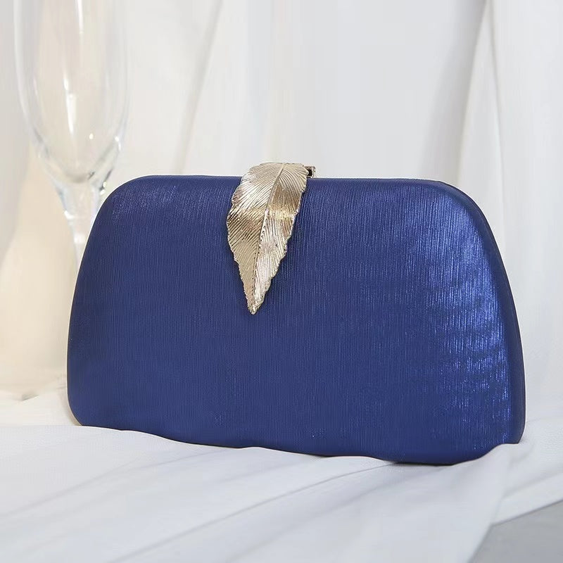 Women’s Leaves Glitter Prom Clutch Bags image 9