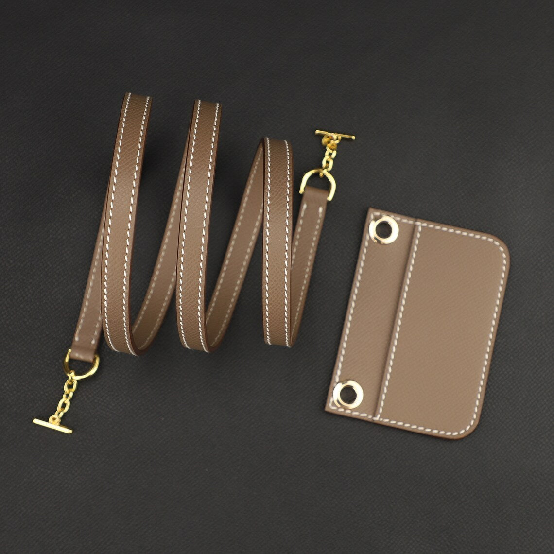 New design insert with wallet strap for Kelly Pocket Compact Wallet Epsom