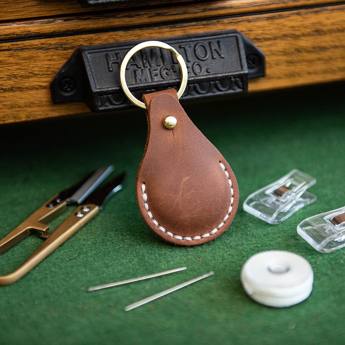 Wirkin® Leather AirTag Keychain DIY Kit