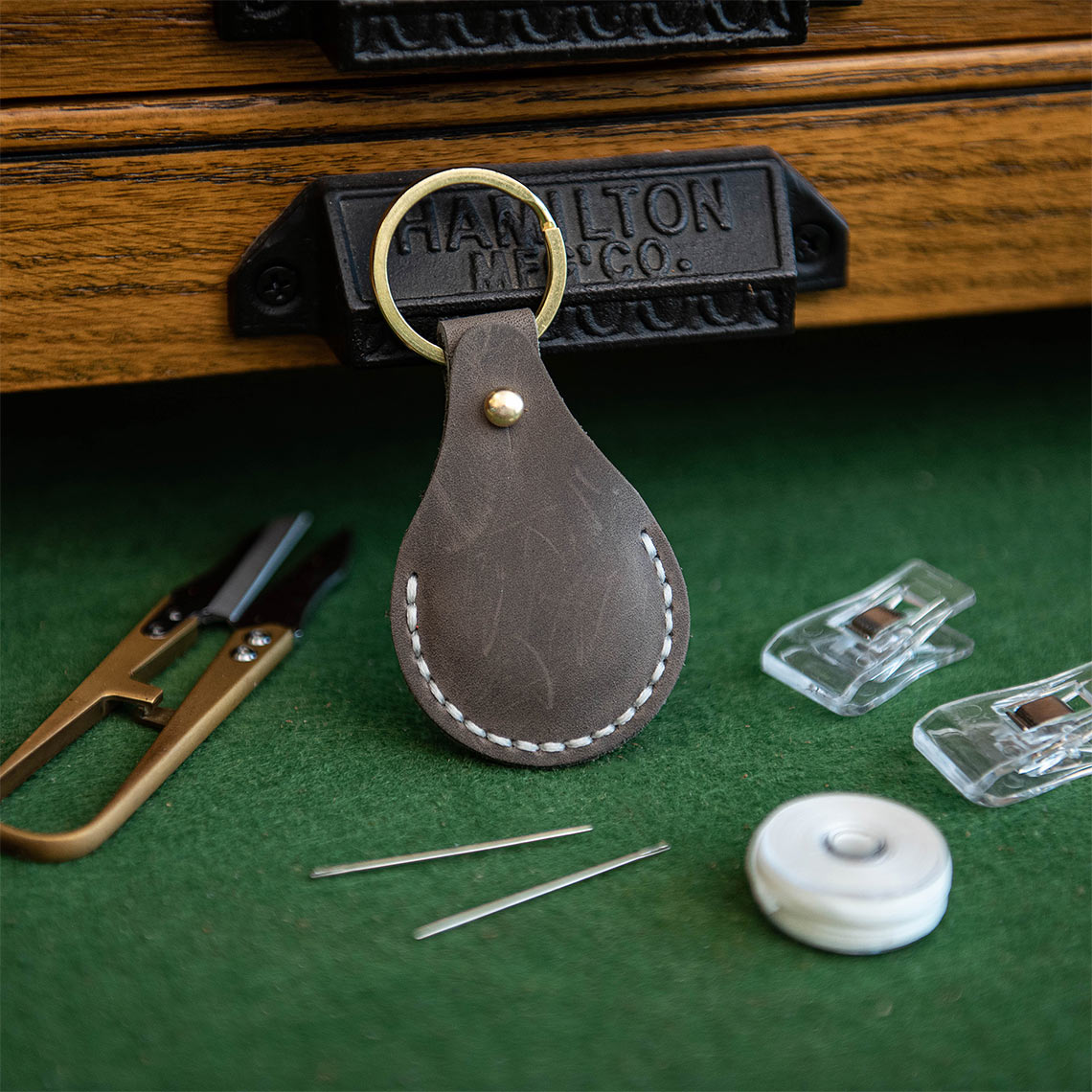 Wirkin® Leather AirTag Keychain DIY Kit
