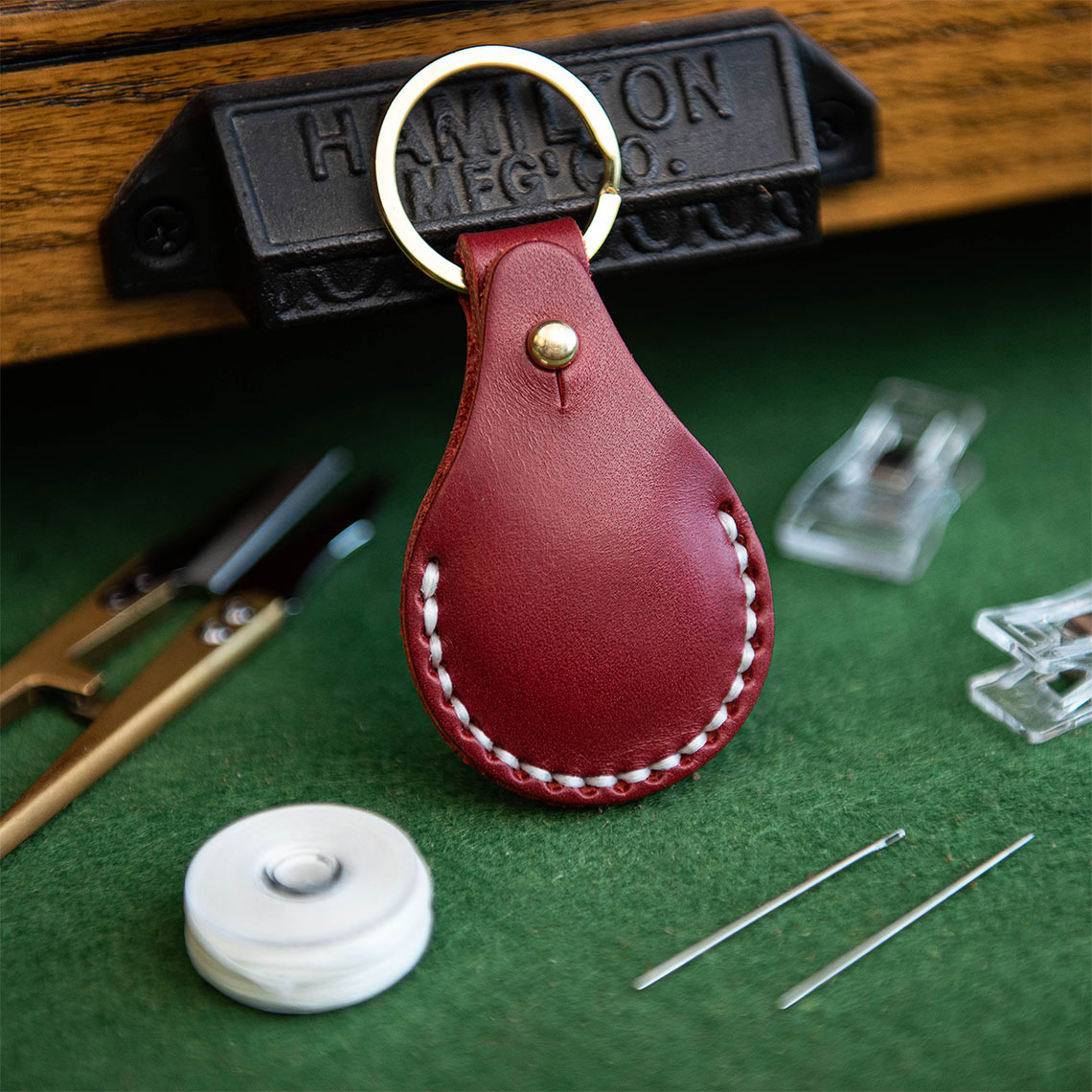 Wirkin® Leather AirTag Keychain DIY Kit