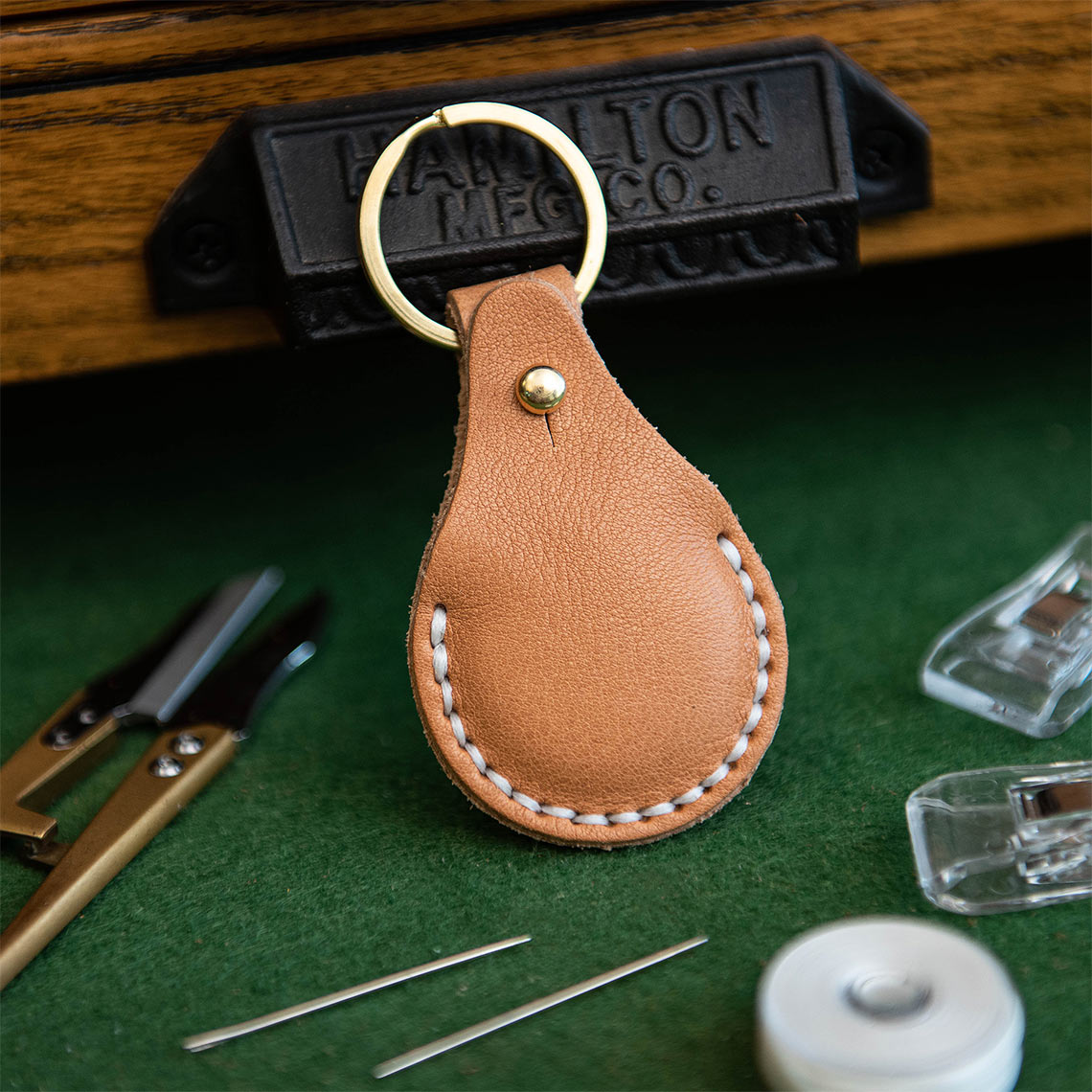 Wirkin® Leather AirTag Keychain DIY Kit