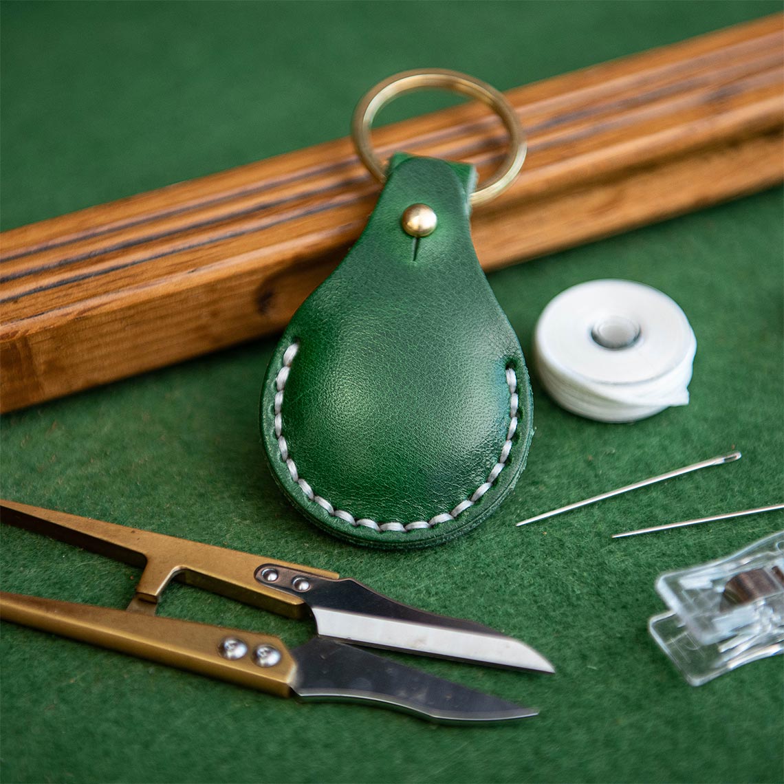 Wirkin® Leather AirTag Keychain DIY Kit