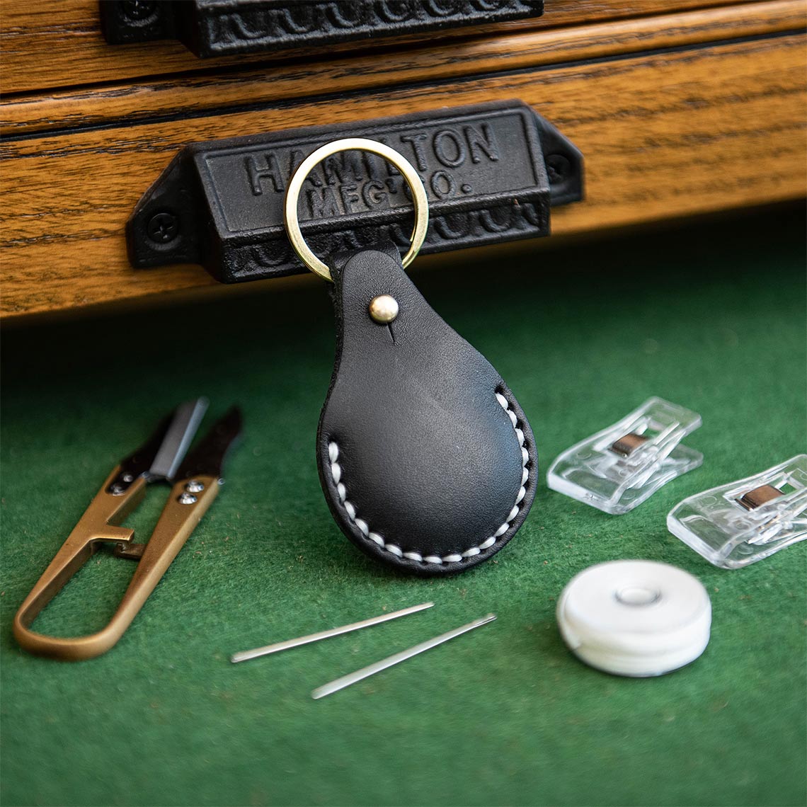 Wirkin® Leather AirTag Keychain DIY Kit