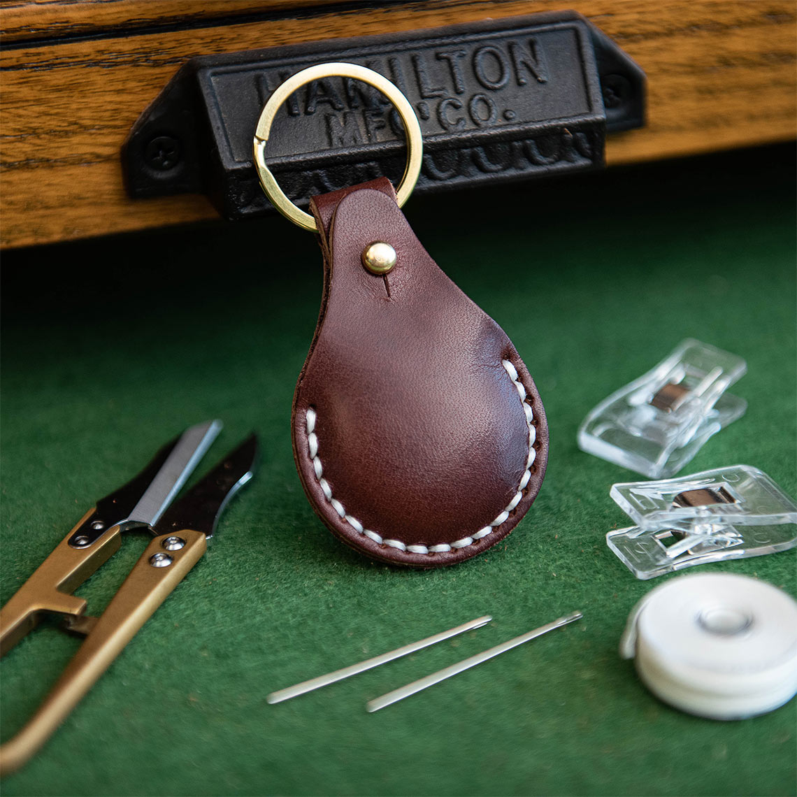 Wirkin® Leather AirTag Keychain DIY Kit