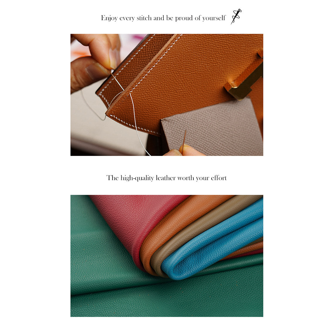 Wirkin® DIY Leather Kits | Easy Leather Sewing Projects