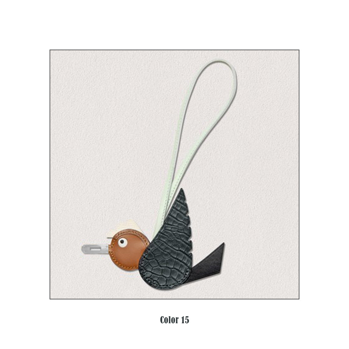Wirkin® Full Grain Leather Birdy Bag Charm DIY Kits