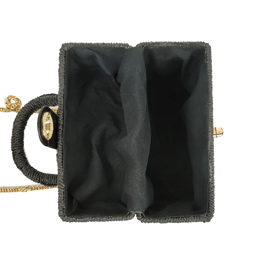Women’s Handmade Straw Woven Beach Top Handle Bucket Bags image 9