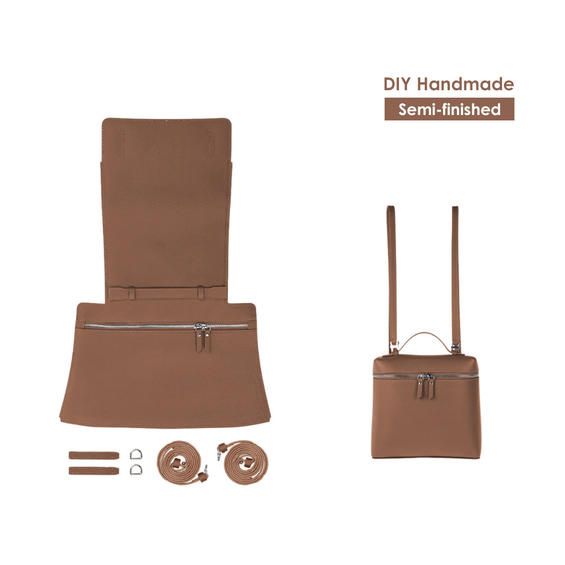 DIY Designer Backpack Leather Kits | Handmade Leather Backpack - Wirkin®