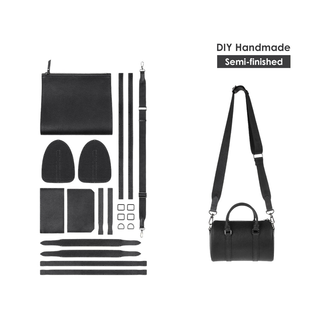 DIY Handbag Kit | Handmade Black Boston Handbag - Wirkin®