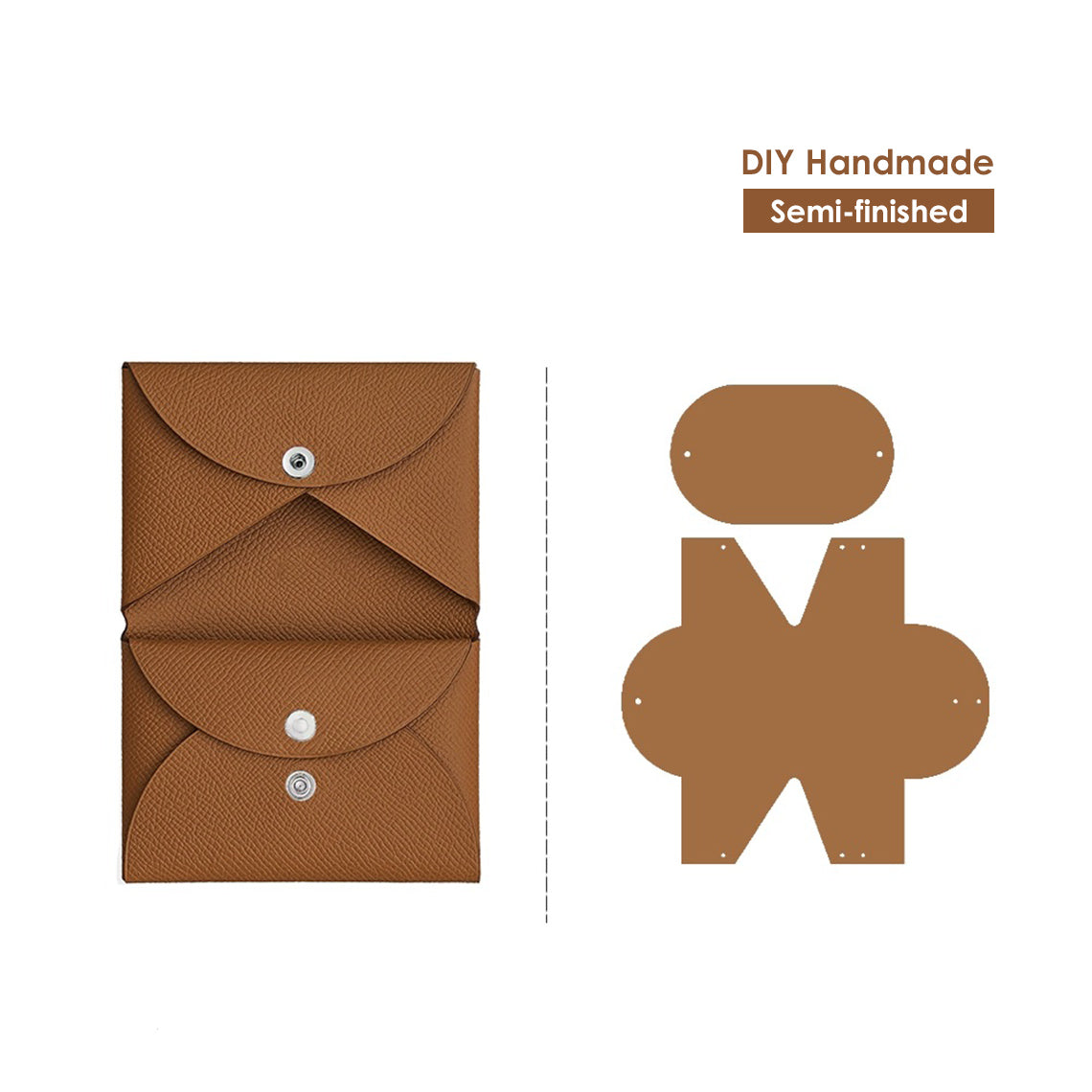 Wirkin® Epsom Leather Inspired Calvi Duo Card Holder DIY Kits