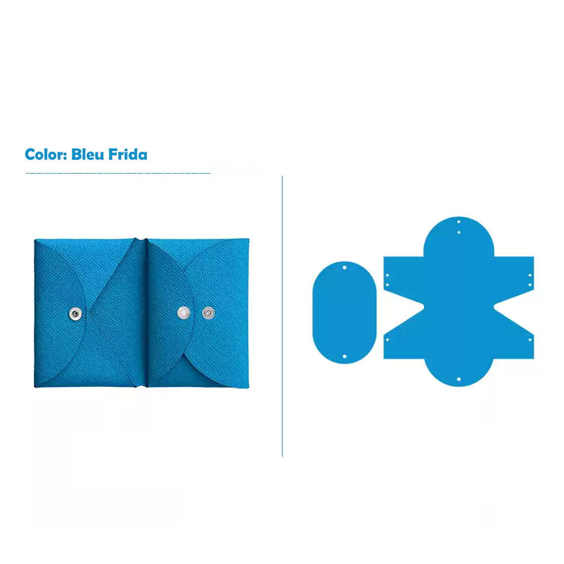 Wirkin® Epsom Leather Inspired Calvi Duo Card Holder DIY Kits