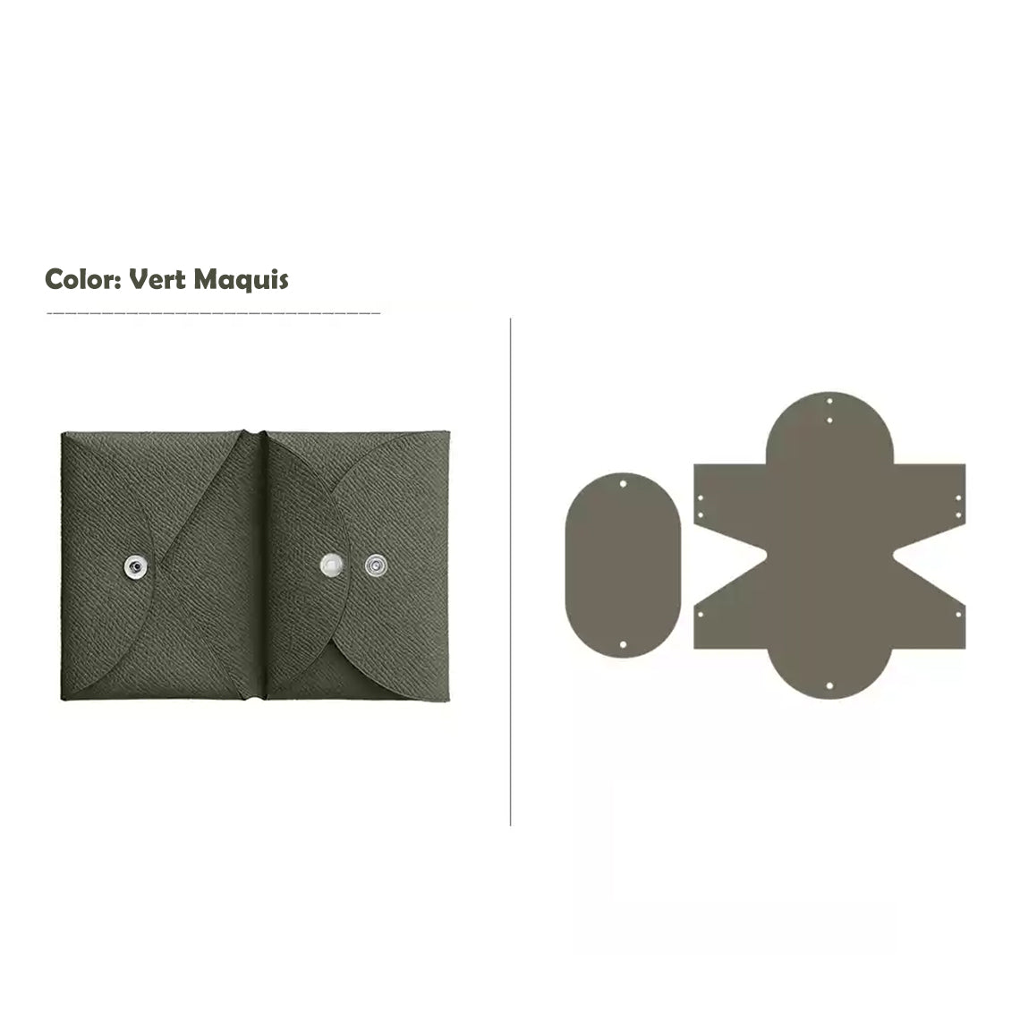 Wirkin® Epsom Leather Inspired Calvi Duo Card Holder DIY Kits