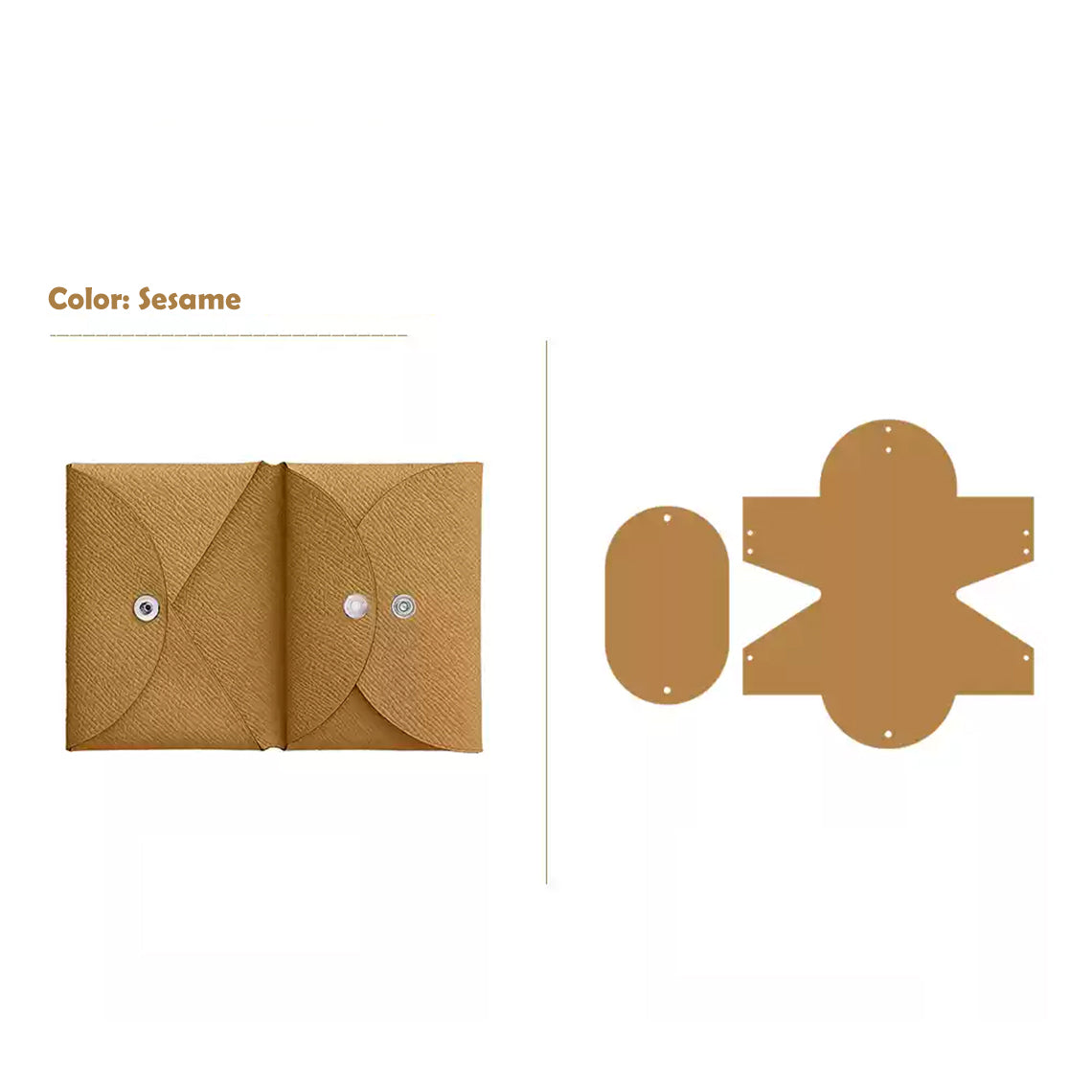 Wirkin® Epsom Leather Inspired Calvi Duo Card Holder DIY Kits