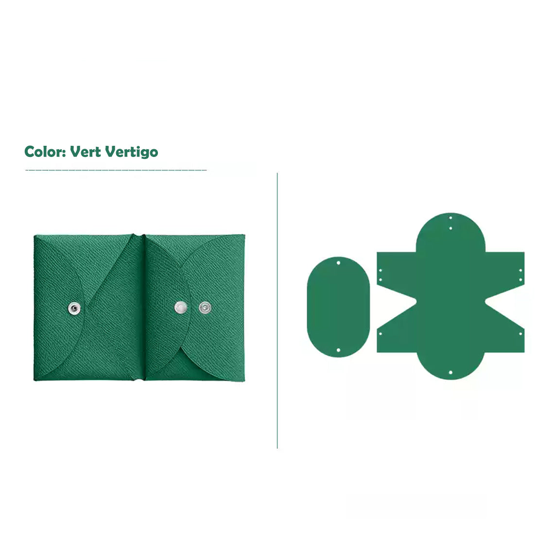 Wirkin® Epsom Leather Inspired Calvi Duo Card Holder DIY Kits