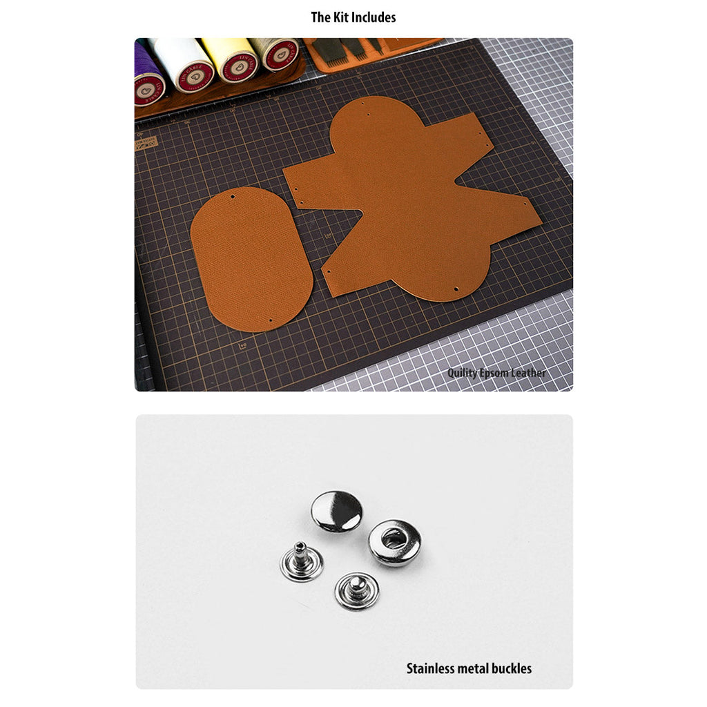 Leather Pattern for Calvi Duo Card Holder | DIY Leather Kits Wirkin®