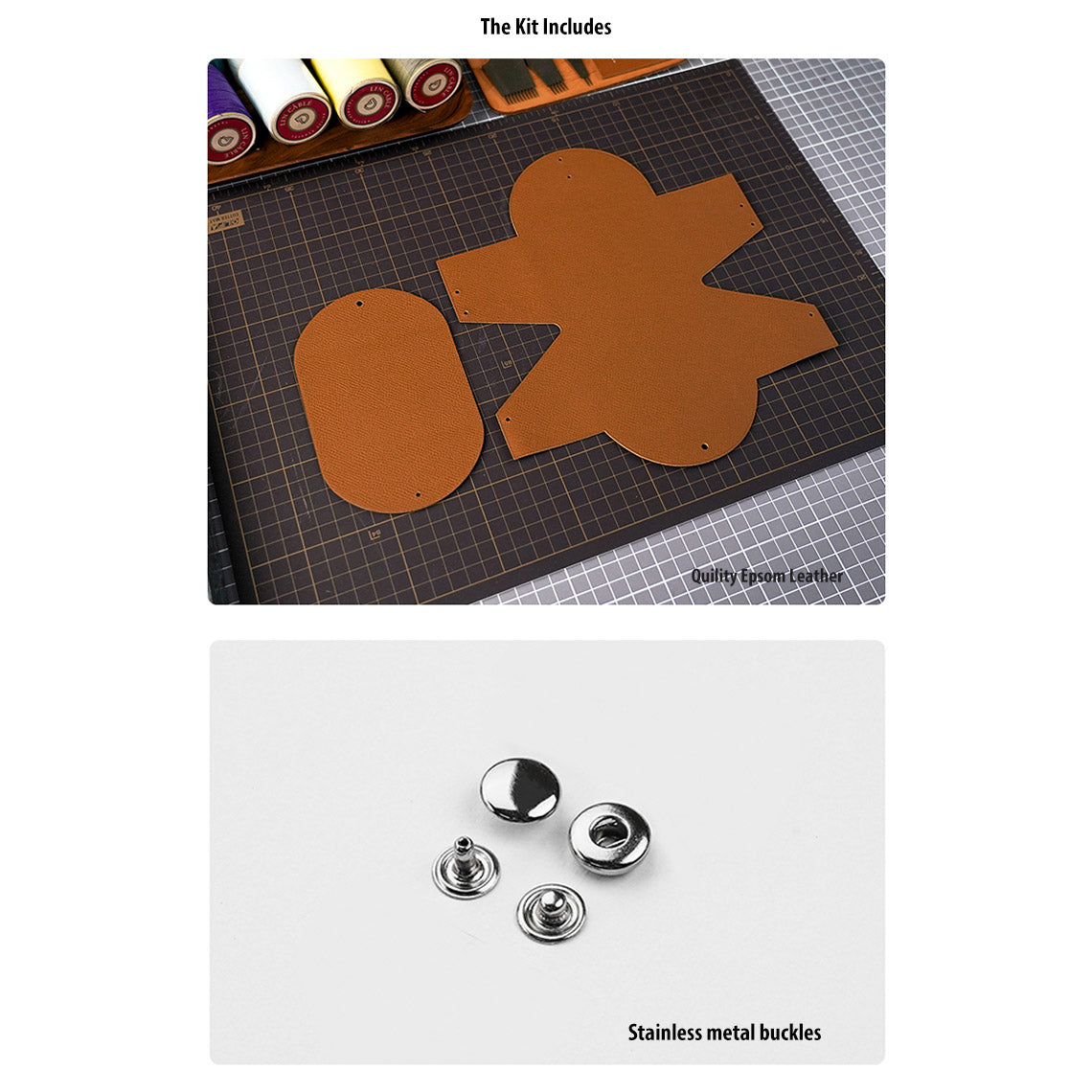 Leather Pattern for Calvi Duo Card Holder | DIY Leather Kits Wirkin®