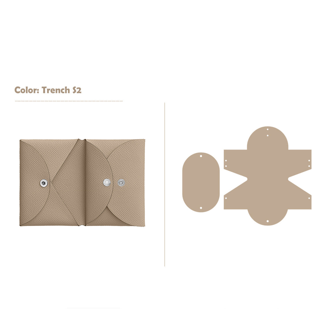 Wirkin® Epsom Leather Inspired Calvi Duo Card Holder DIY Kits
