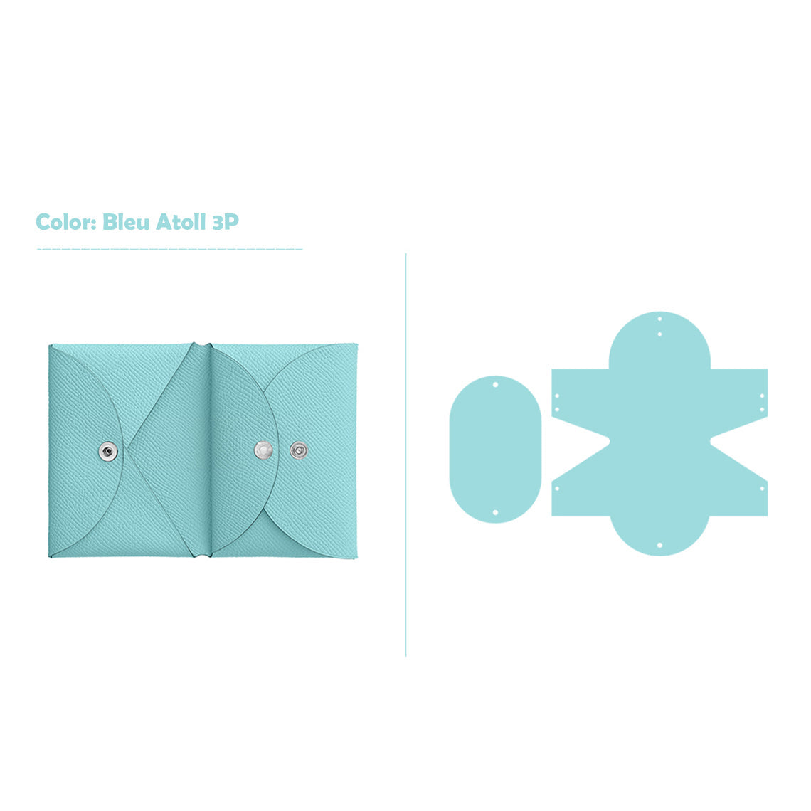 Wirkin® Epsom Leather Inspired Calvi Duo Card Holder DIY Kits