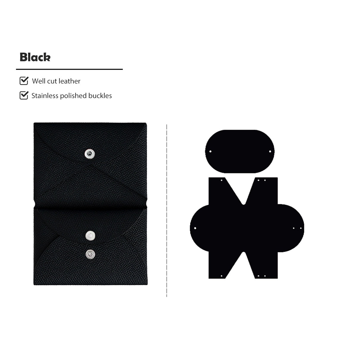 Wirkin® Epsom Leather Inspired Calvi Duo Card Holder DIY Kits